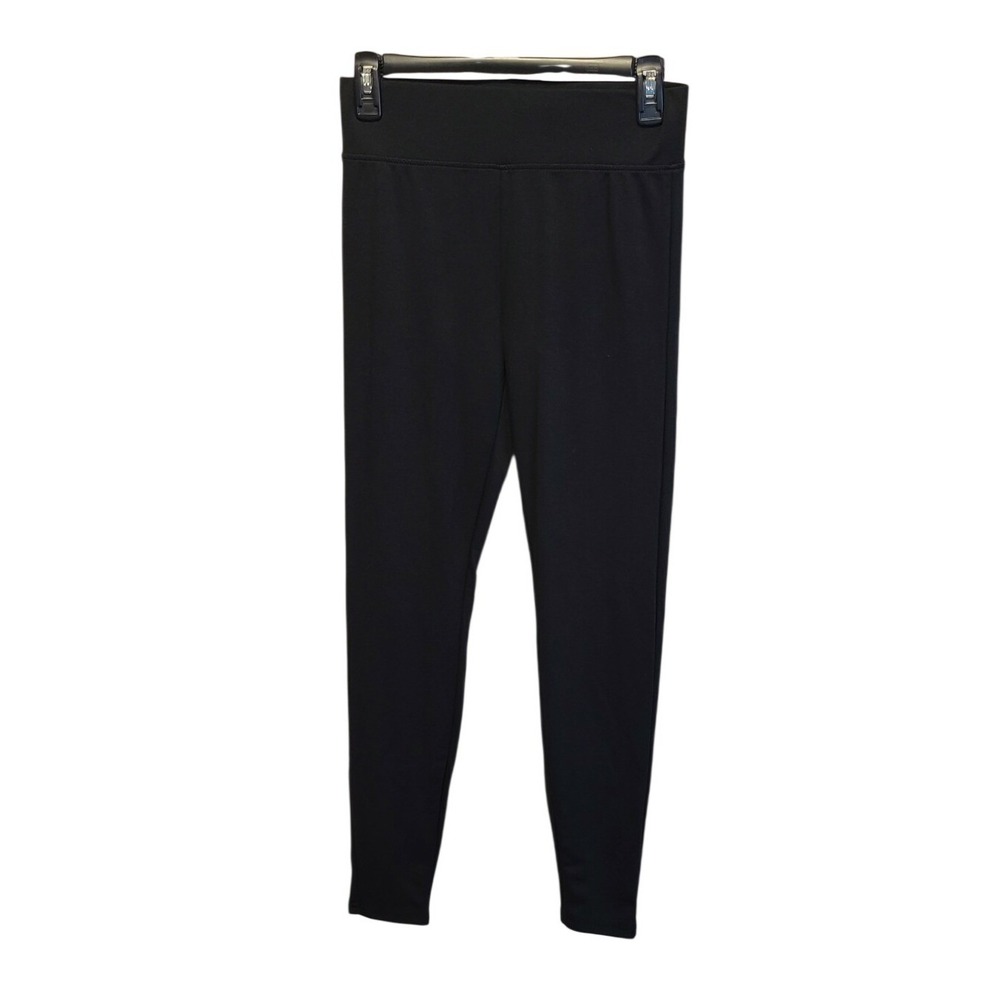A New Day Womens High Rise Leggings Black Small Rayon Blend Slim Fit‎ Pants